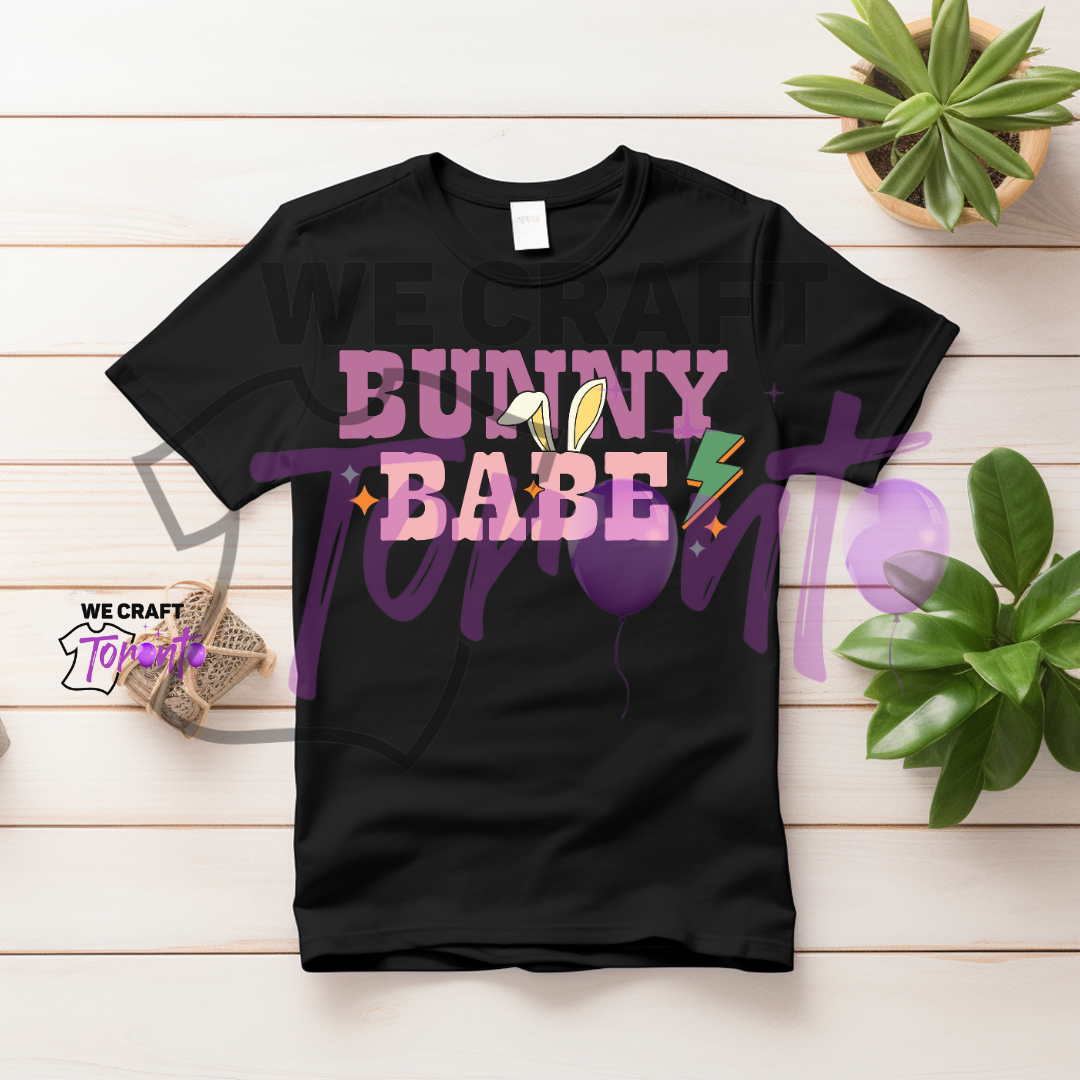 Bunny babe DTF transfer (IRON ON TRANSFER SHEET ONLY)