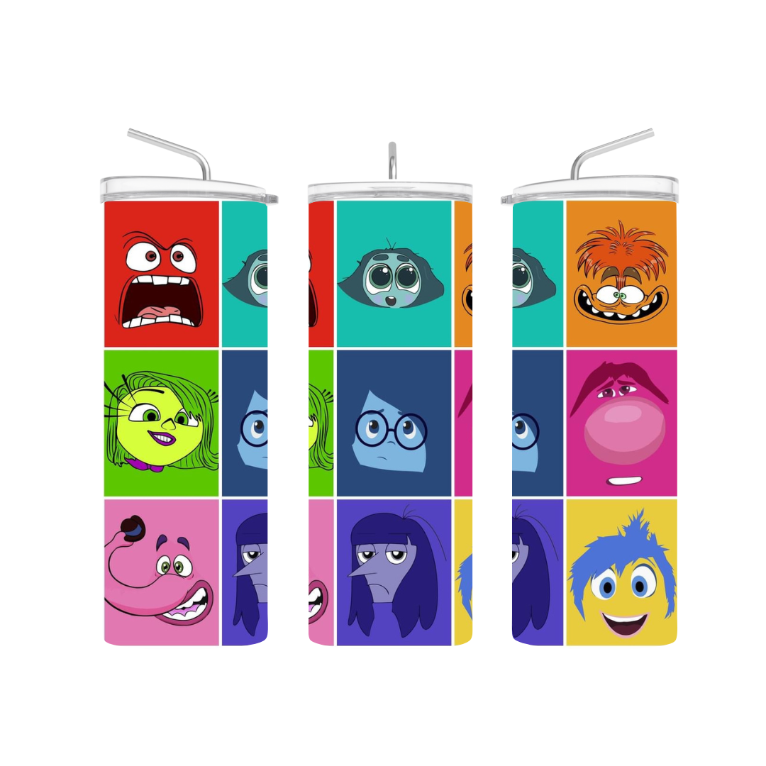 Inside out pre-designed tumbler