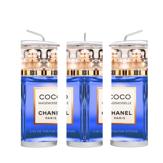 Coco Chanel blue pre-designed tumbler