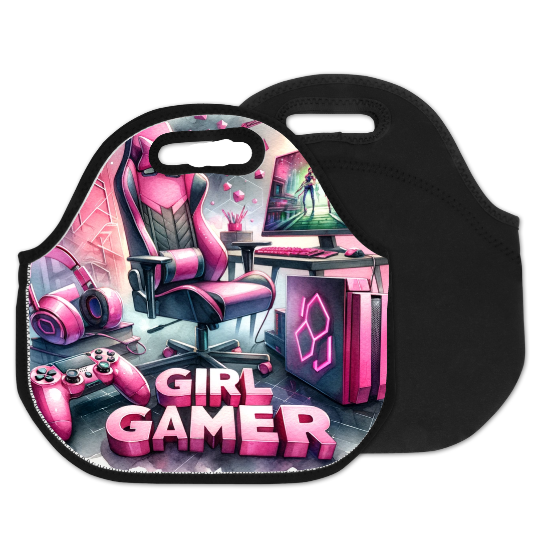 Gamer girl Lunch tote