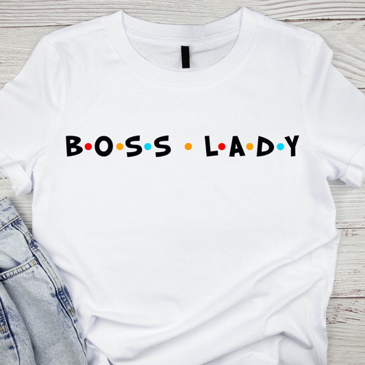 Boss lady transfer (IRON ON TRANSFER SHEET ONLY)