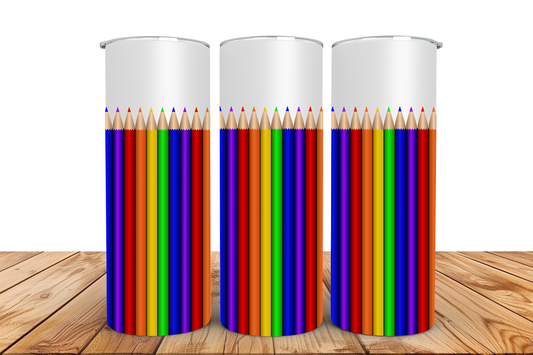 pencil pre-designed tumbler