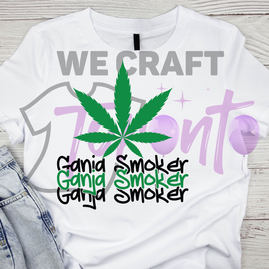 Ganid smoker  DFT TRANSFER (IRON ON TRANSFER SHEET ONLY)