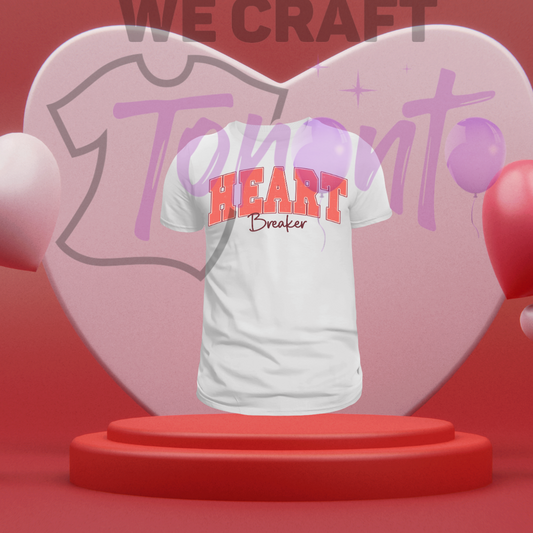 Heartbreaker DTF transfer (IRON ON TRANSFER SHEET ONLY)