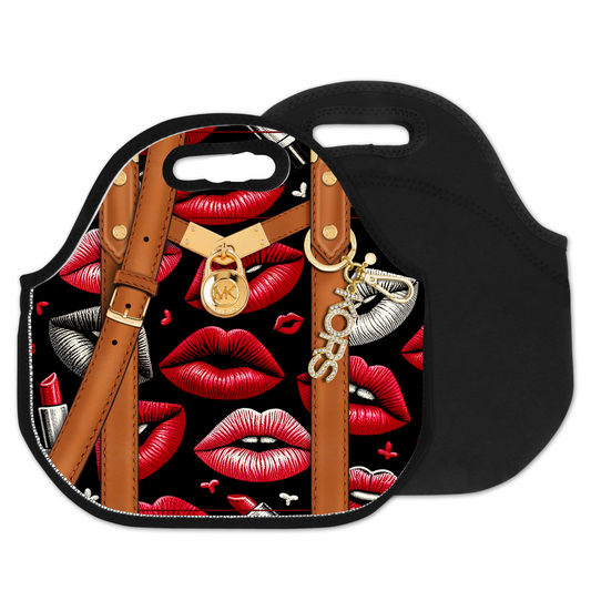 Michael Kors lips Lunch tote