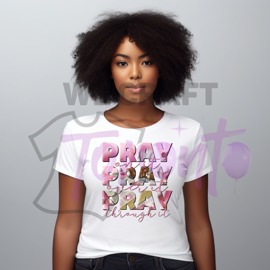 Pray on it DTF transfer (IRON ON TRANSFER SHEET ONLY)