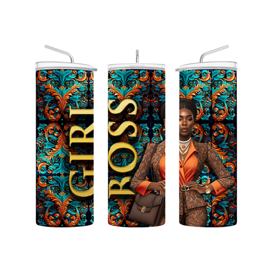 Girl boss, pre-designed tumbler