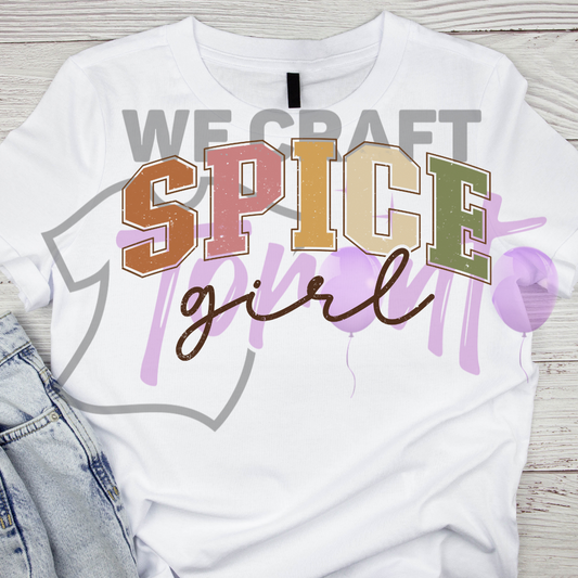 Spice girl DFT TRANSFER (IRON ON TRANSFER SHEET ONLY)