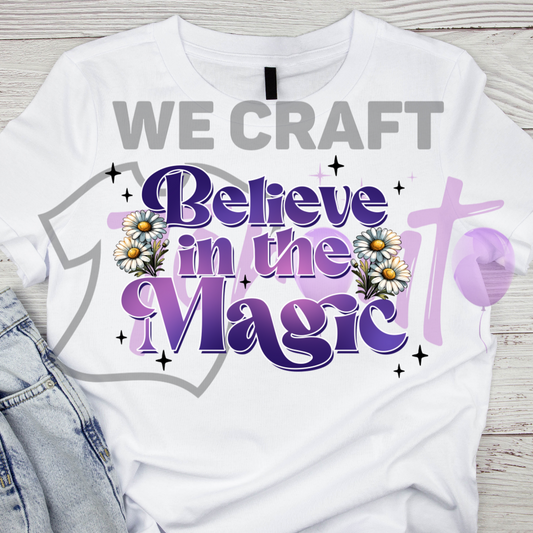 Believe in magic DFT TRANSFER (IRON ON TRANSFER SHEET ONLY)