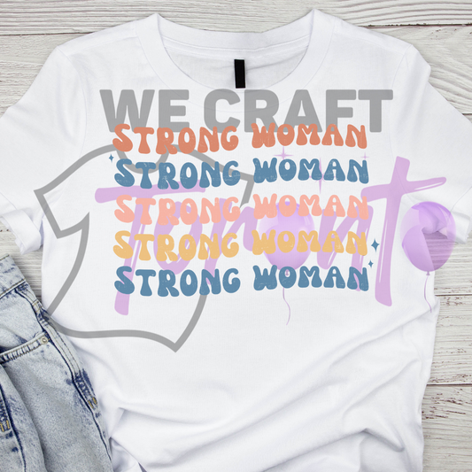 Strong women DFT TRANSFER (IRON ON TRANSFER SHEET ONLY)