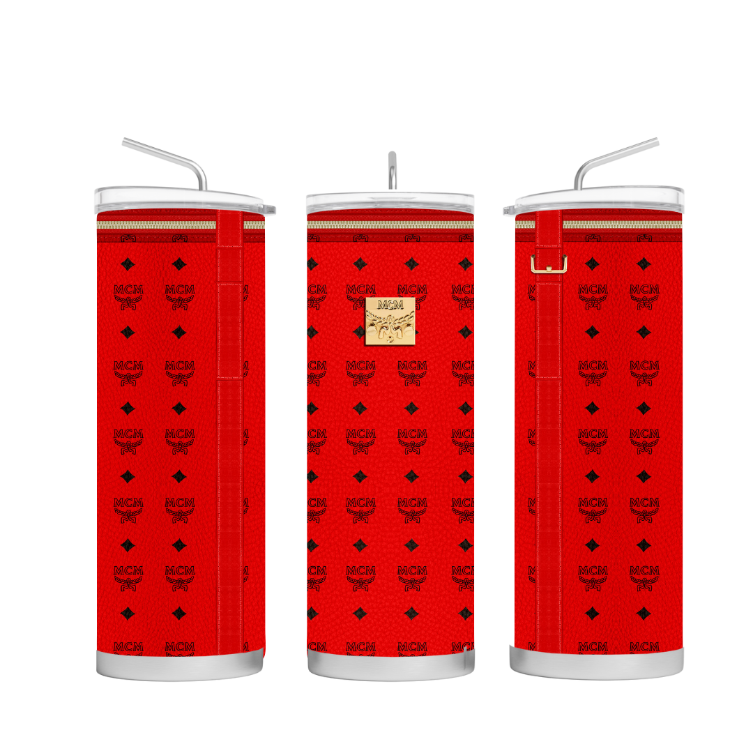 Mcm red pre-designed tumbler