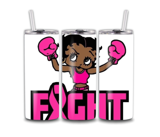 fight girl tumbler