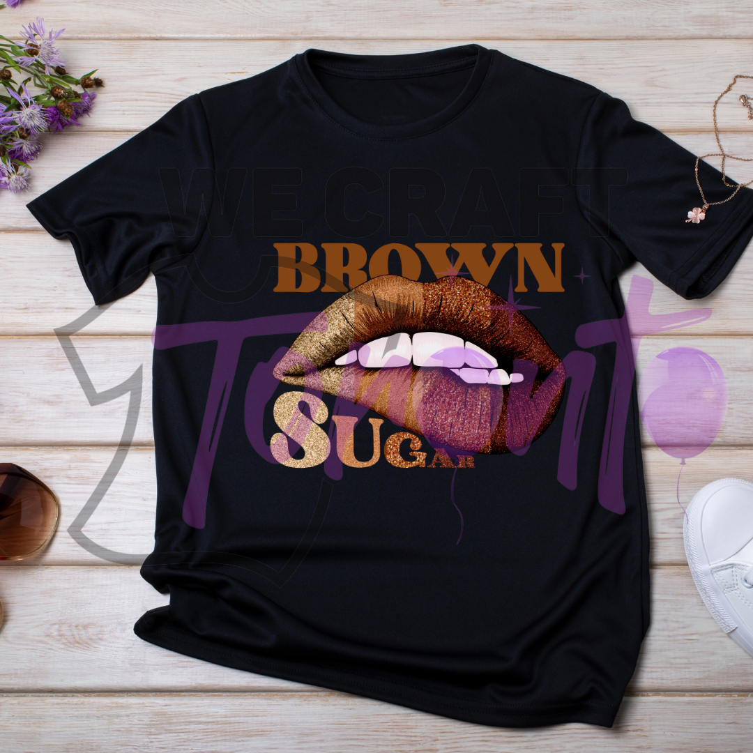 Brown sugar DTF TRANSFER (IRON ON TRANSFER SHEET ONLY)