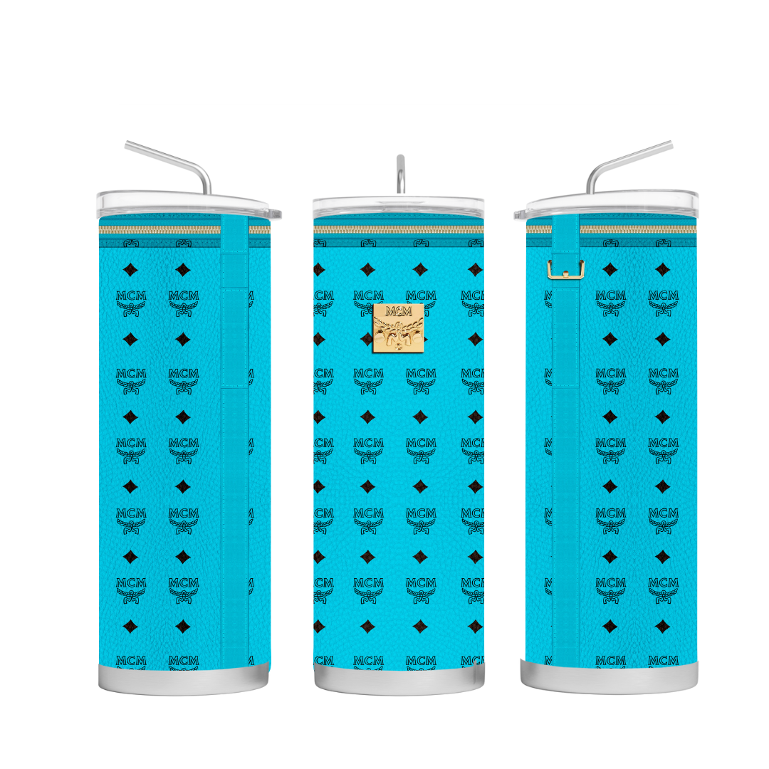 Mcm blue pre-designed tumbler