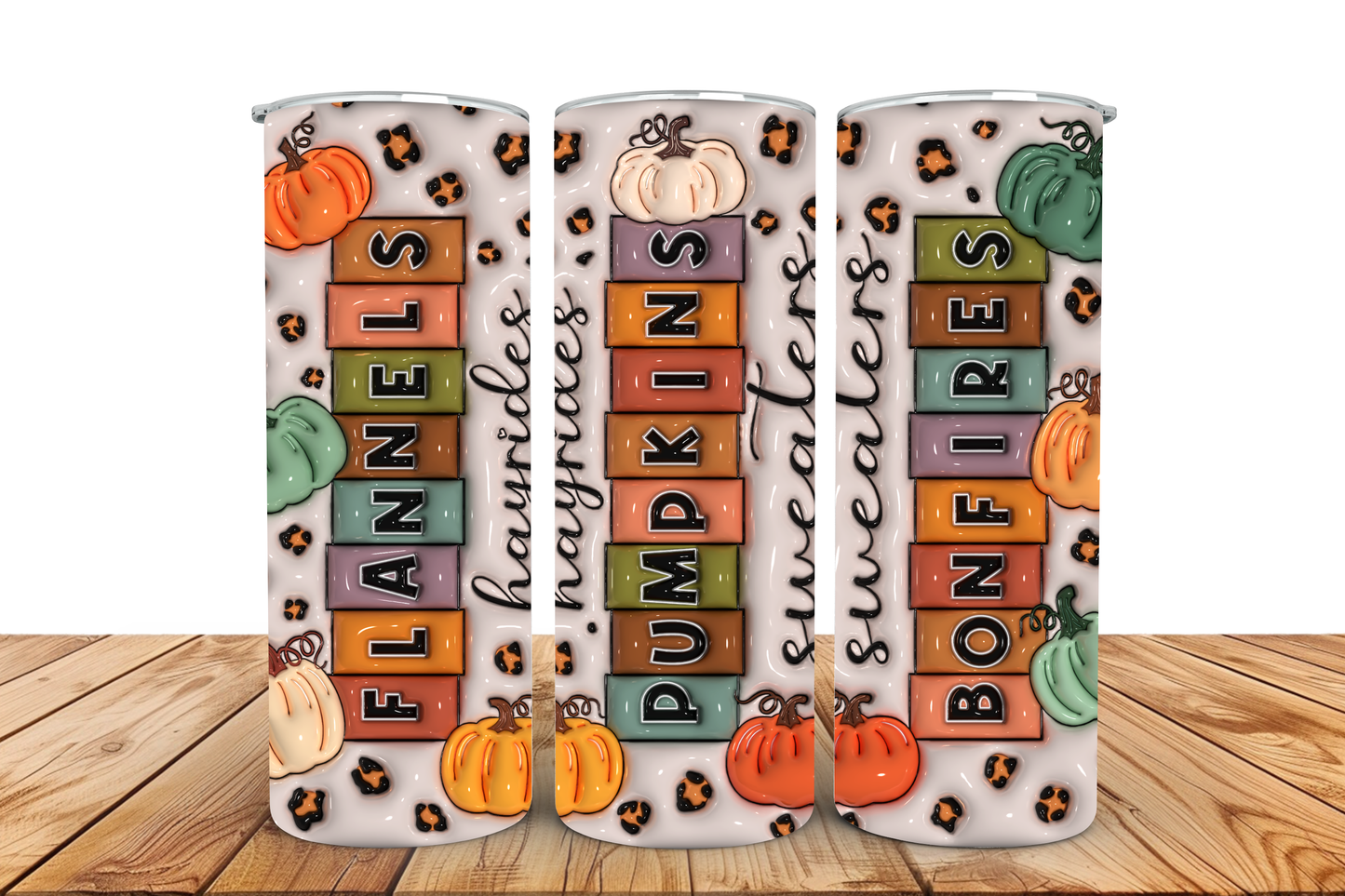 Pumpkins pre-designed tumbler