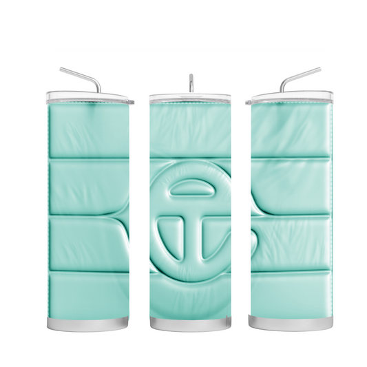 Tef light blue pre-designed tumbler