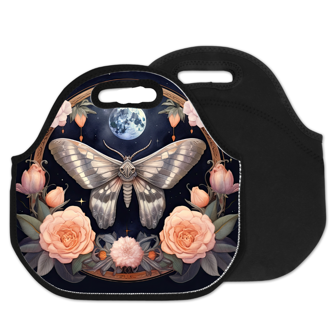 black butterfly Lunch tote