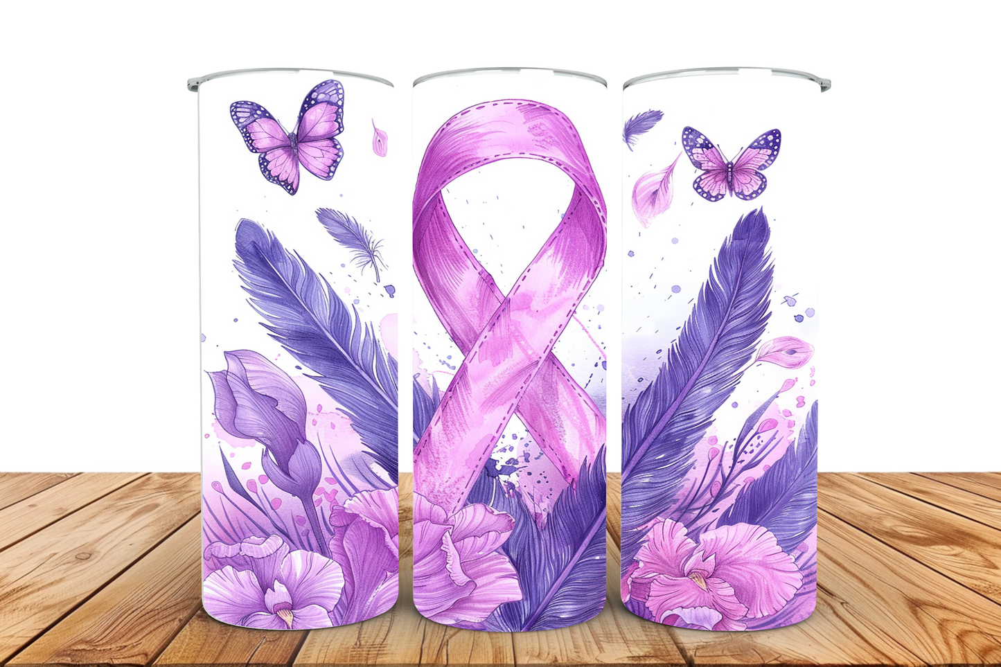 Lite purple pre-designed tumbler