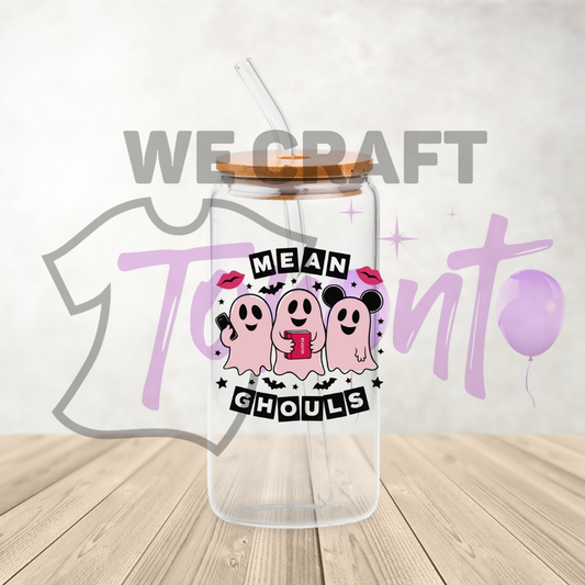 Mean Ghouls  uv dtf decal