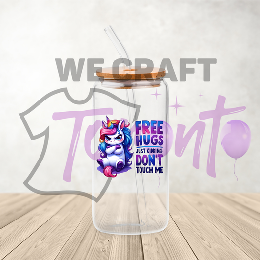 Free Hug  uv dtf decal