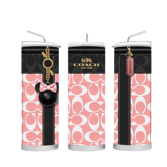 Coach pink pre-designed tumbler