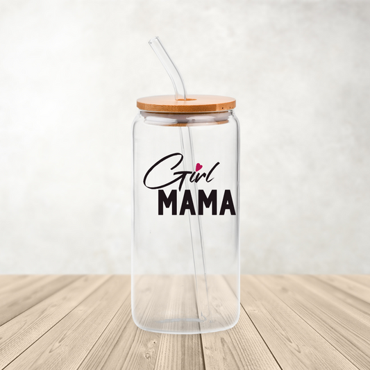 Girl mama uv dtf decal