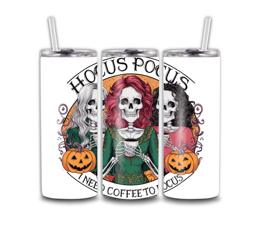 Black & white Hocus tumbler