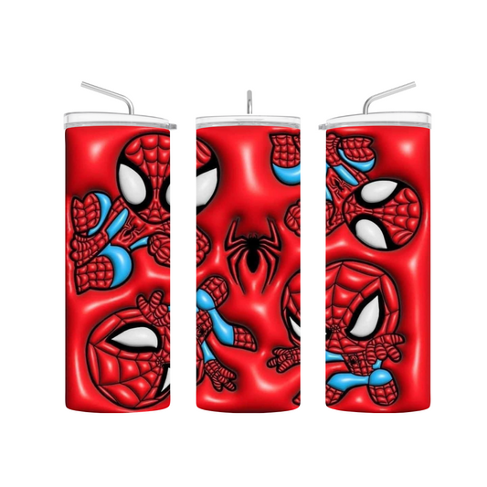 3-D Spider-Man pre-designed tumbler