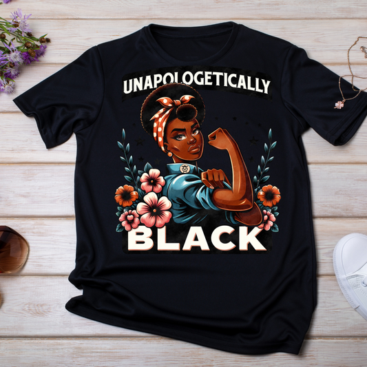 Unapologetically Black transfer (IRON ON TRANSFER SHEET ONLY)