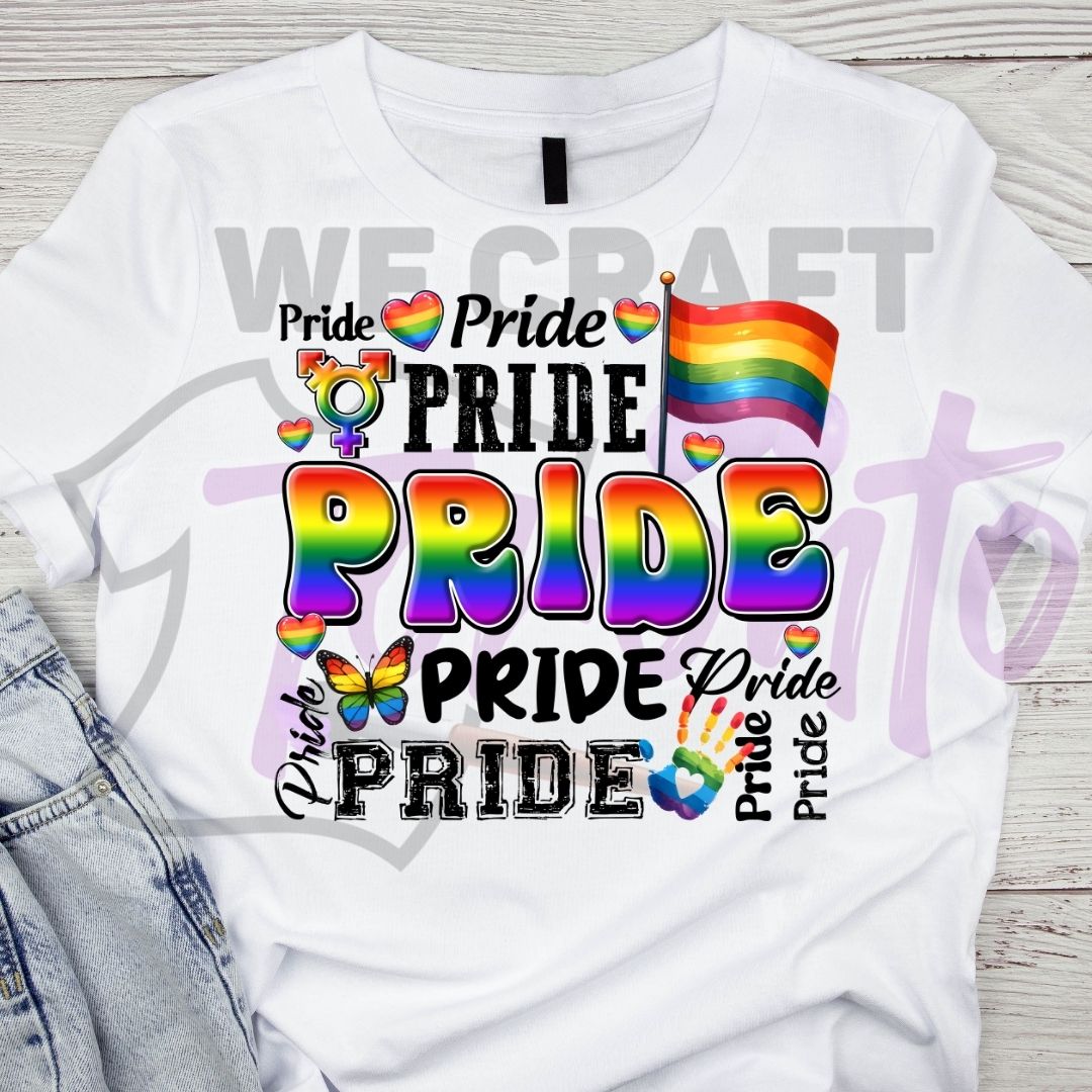 PRIDE (IRON ON TRANSFER SHEET ONLY)