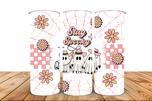 Stay spooky pre-designed tumbler