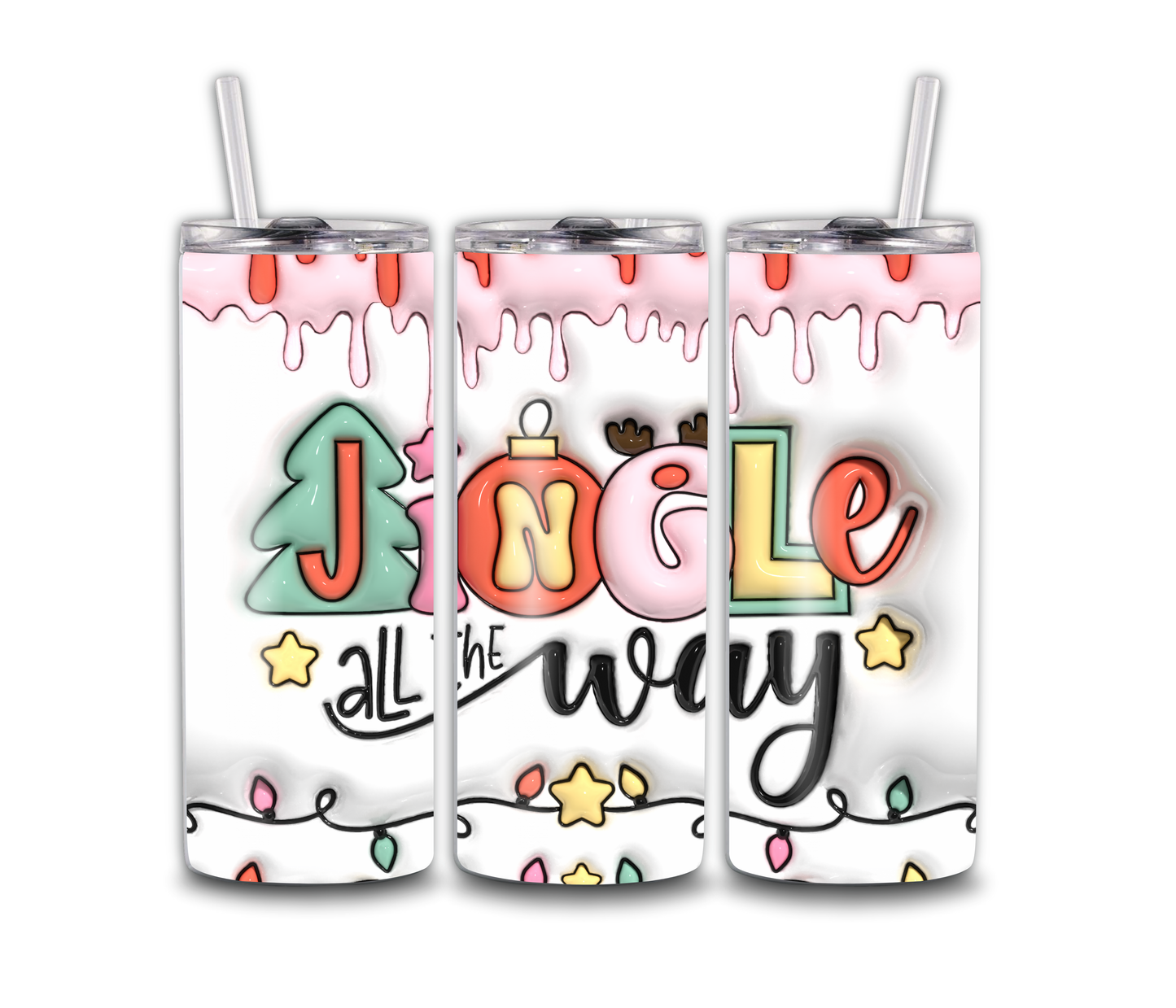 Jingle all the way tumbler