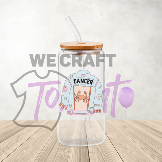 Cancer Jacket UV DTF decal