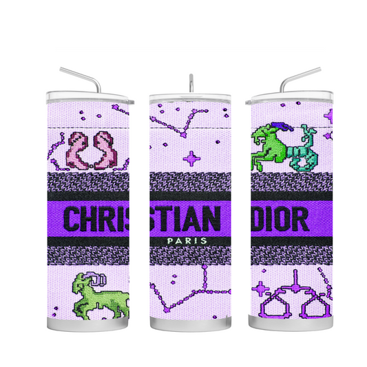 Christian Dior zodiac pre-designed tumbler