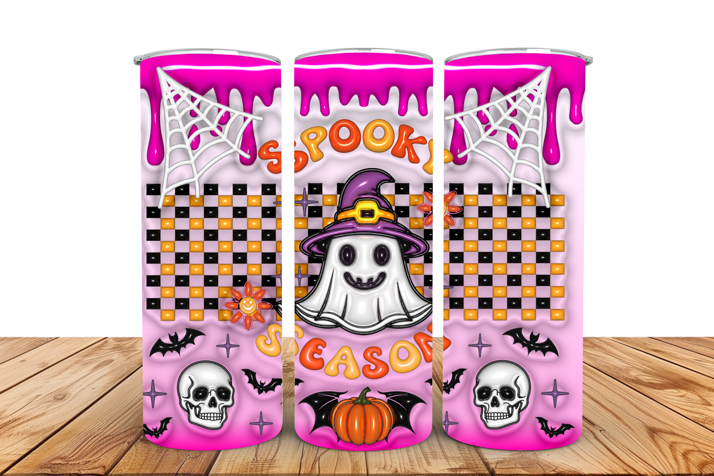 Spooky pre-designed tumbler