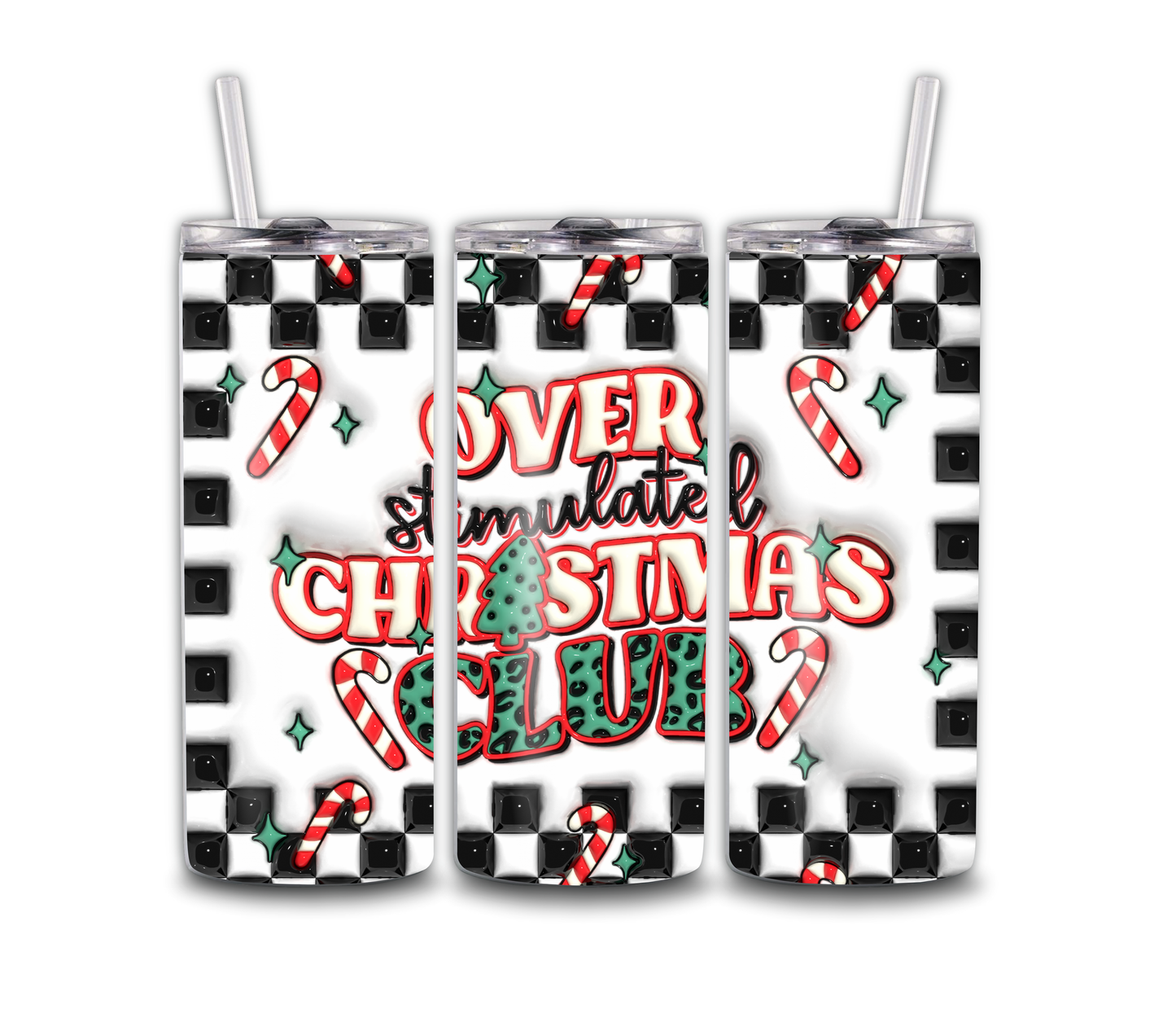 Over Xmas Club tumbler