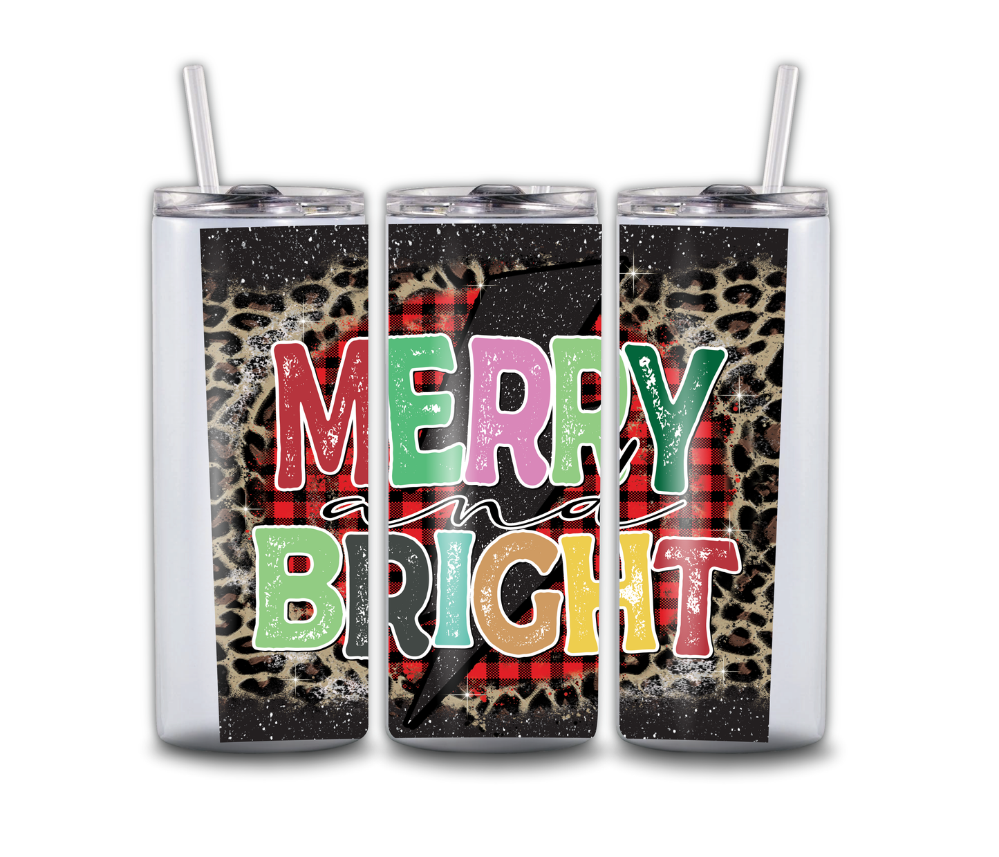 Merry and Bright tumbler