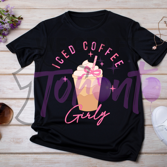 ICED Coffee DFT TRANSFER (IRON ON TRANSFER SHEET ONLY)