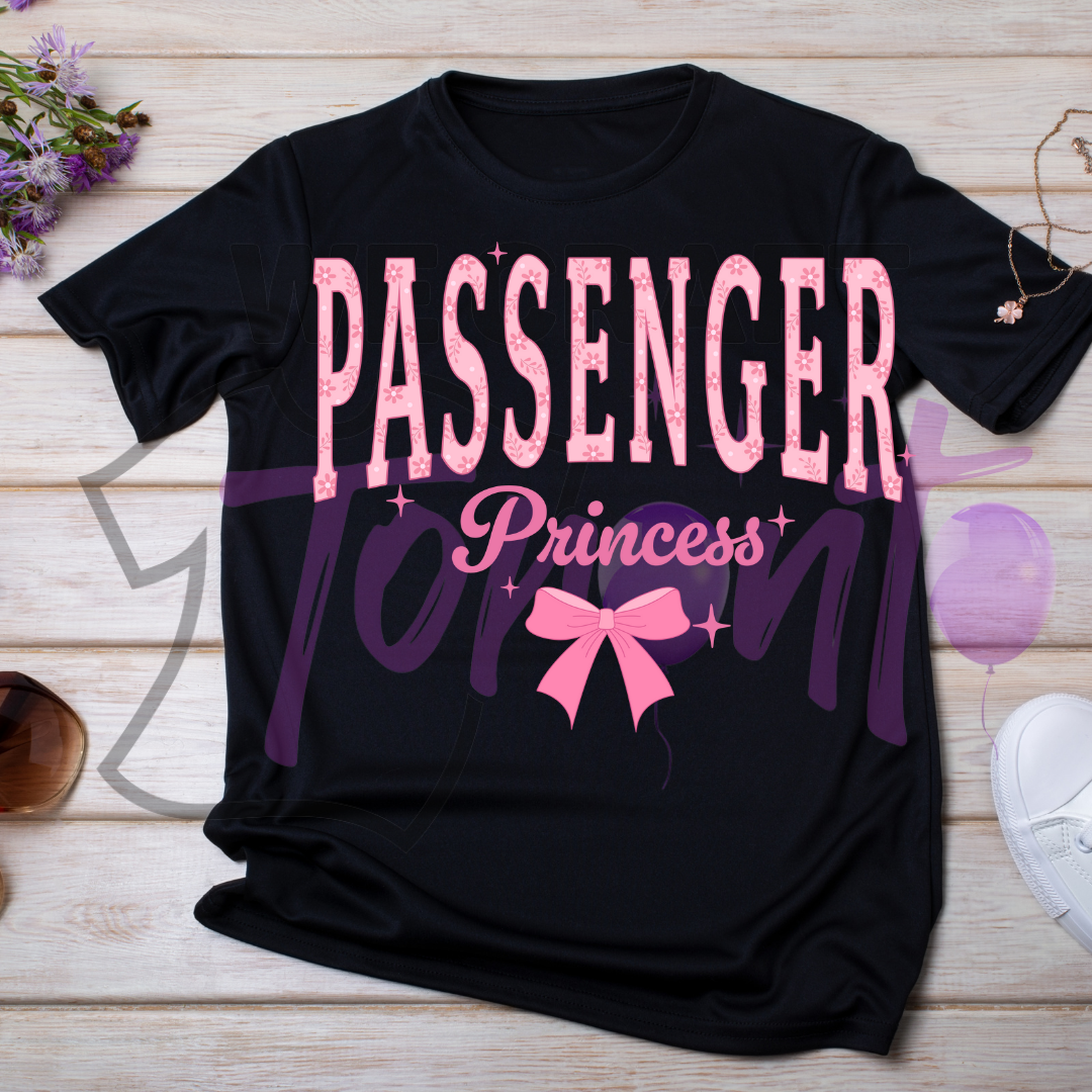 Passenger Princess DFT TRANSFER (IRON ON TRANSFER SHEET ONLY)