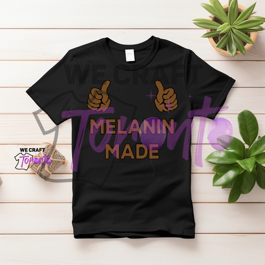 Melanin made  DTF transfer (IRON ON TRANSFER SHEET ONLY)