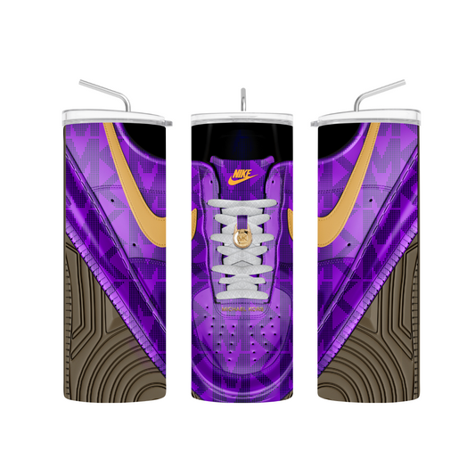 purple nike pre-designed tumbler