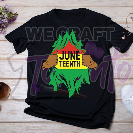 JUNETEENTH (IRON ON TRANSFER SHEET ONLY)