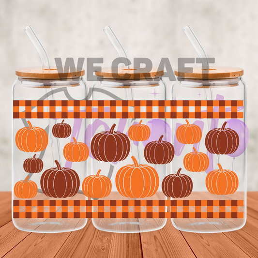 Pumpkin Browns   uv dtf decal