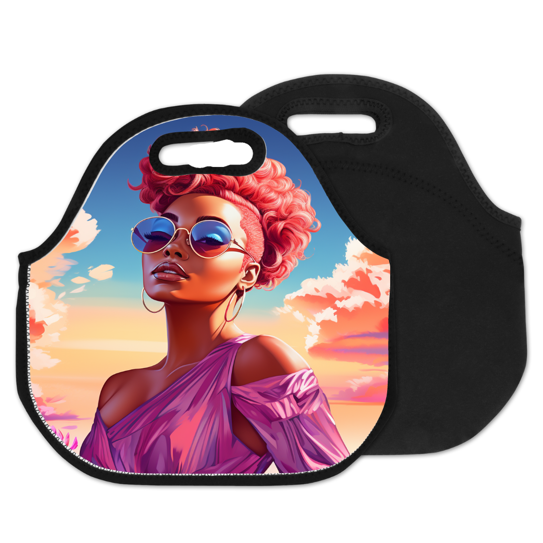 Sun kissed lady Lunch tote