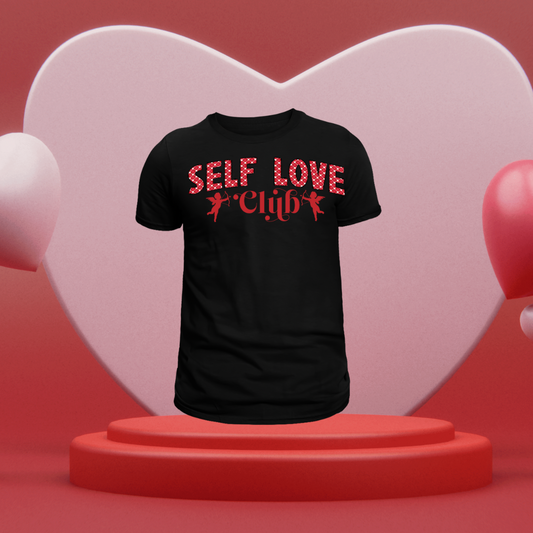 Self love club DTF transfer (IRON ON TRANSFER SHEET ONLY)