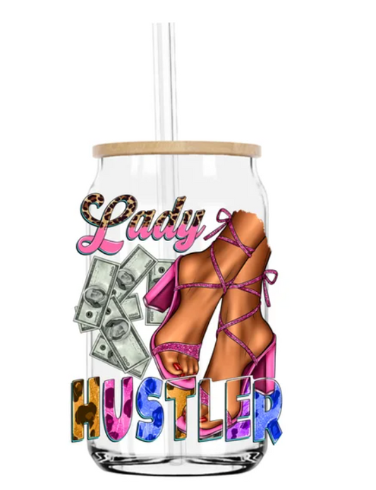 Lady Hustler uv dtf transfer