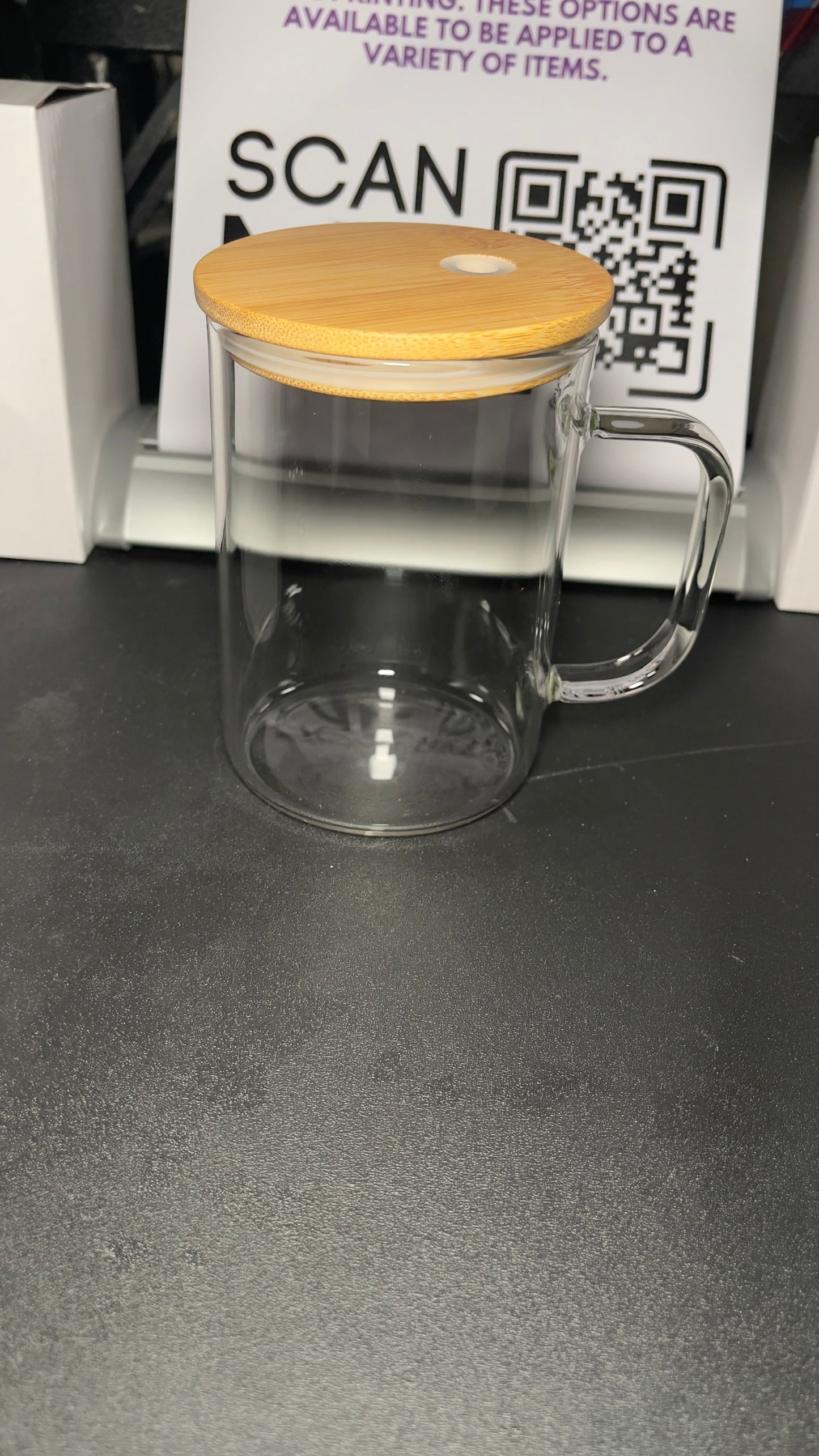 Blank jelly libby glass mug