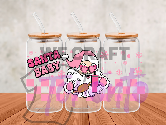 Santa Baby  uv dtf transfer