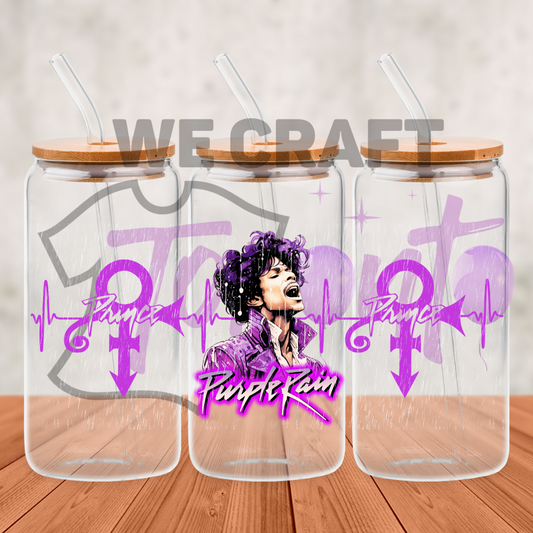 Purple rain 16 oz uv dtf transfer