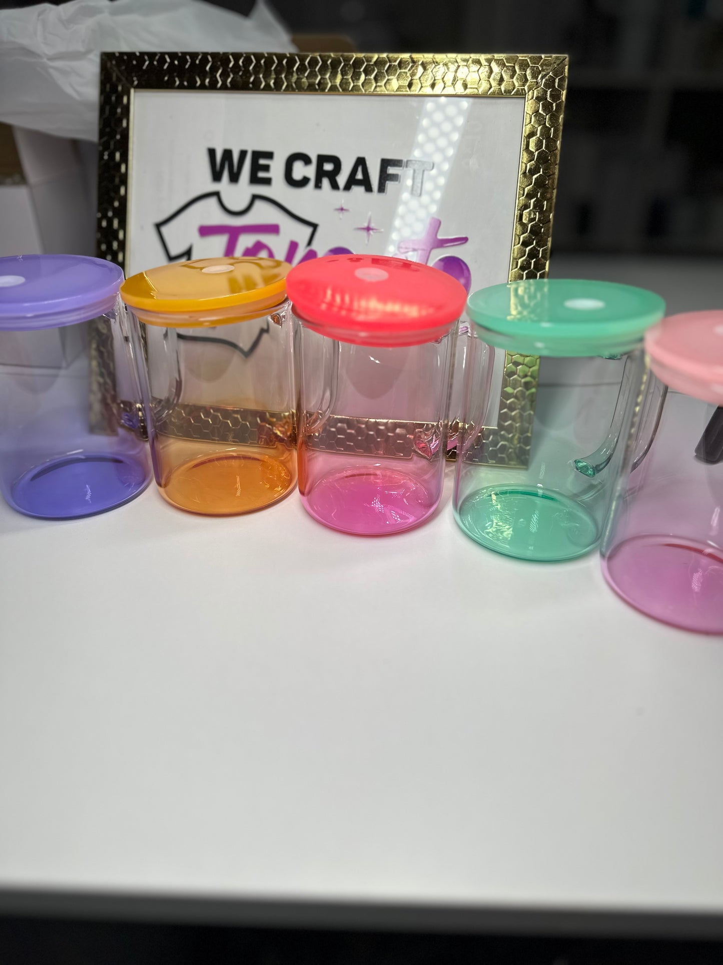 Jelly ombre libby glass mug